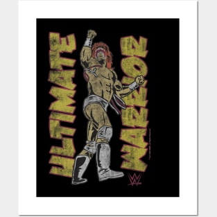 Ultimate Warrior Warn Retro Posters and Art